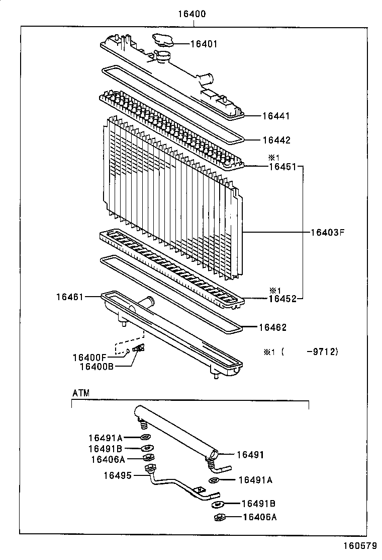 16400-16800 RADIATOR ASSY product image