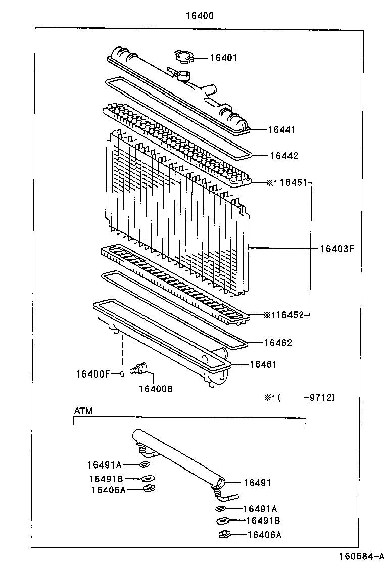 16264-11090 HOSE, WATER BY-PASS, NO.2 product image