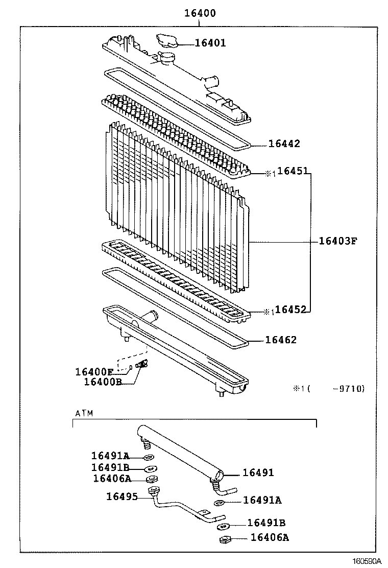 16400-7A450 RADIATOR ASSY product image