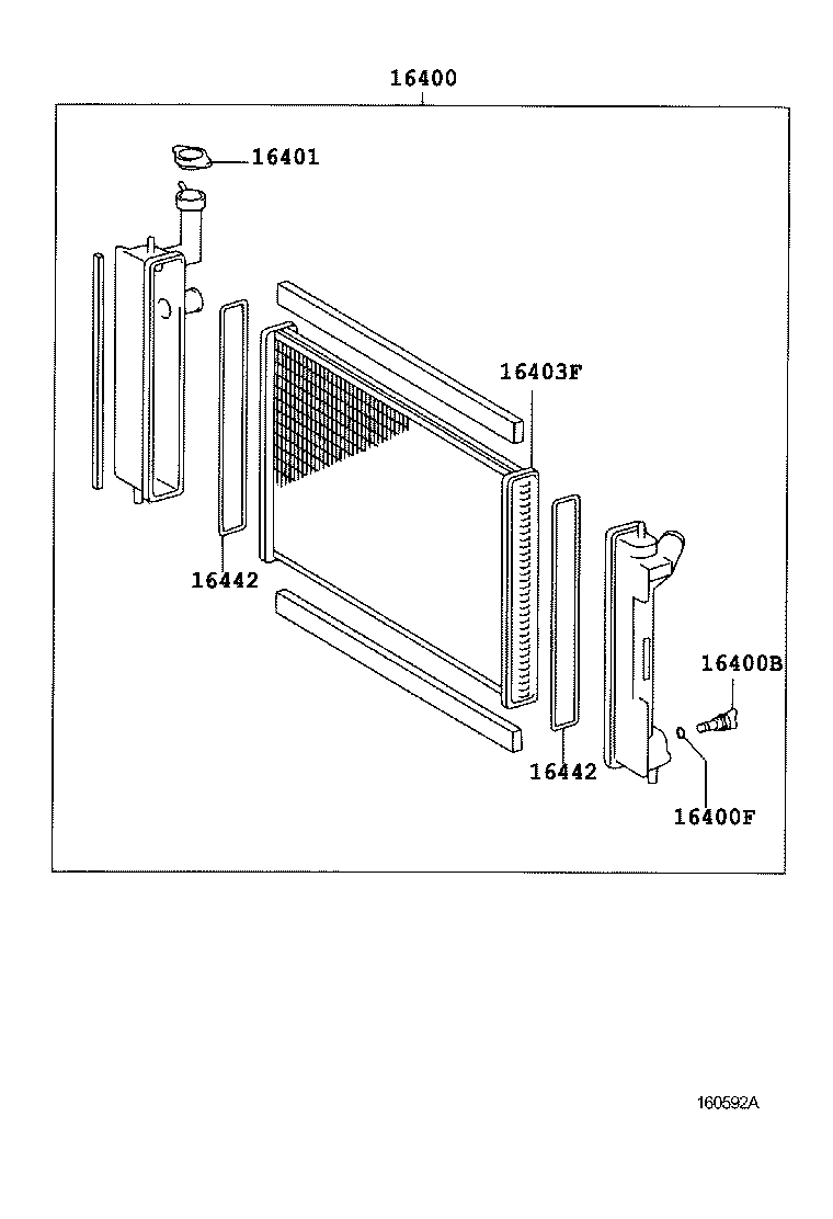 16264-21010 HOSE, WATER BY-PASS, NO.2 product image