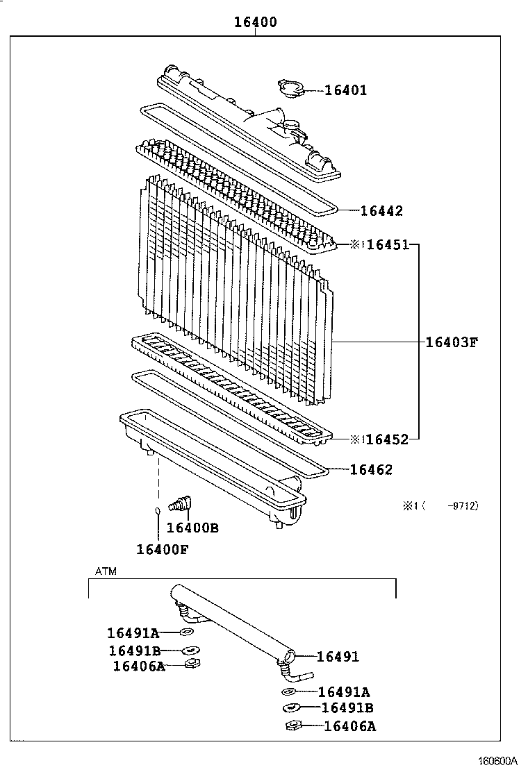 16264-11100 HOSE, WATER BY-PASS, NO.2 product image