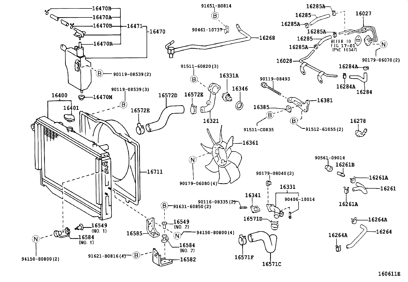 16361-66030 FAN product image