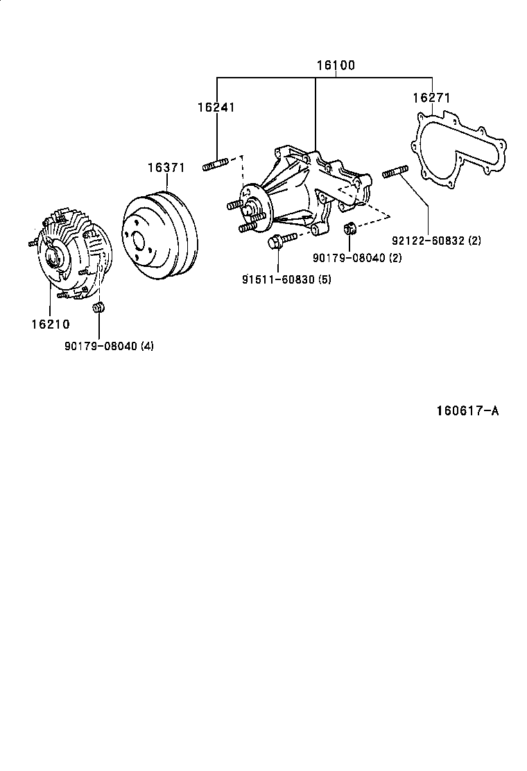 16210-17010 COUPLING ASSY, FLUID product image