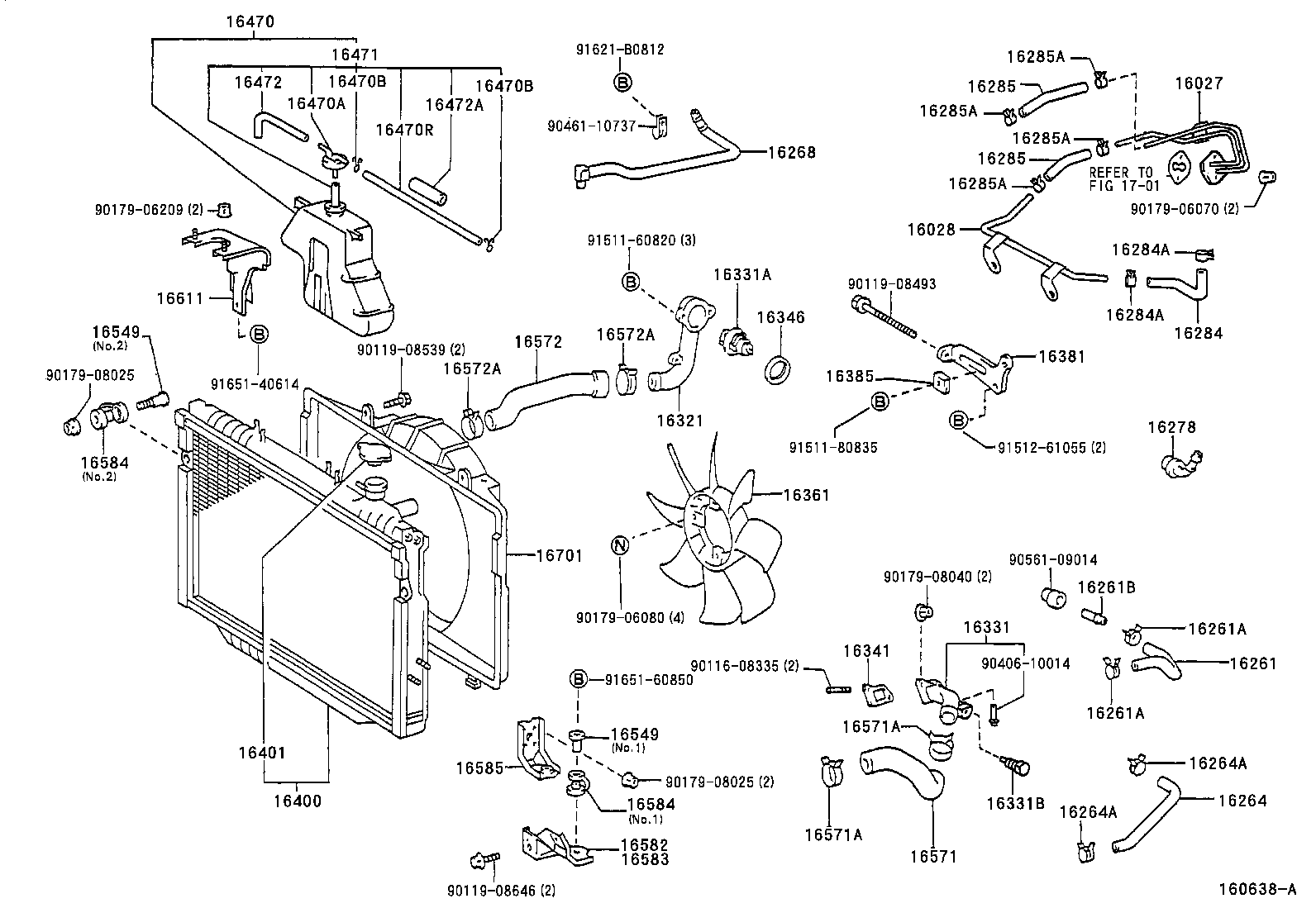 16381-66040 BAR, FAN BELT ADJUSTING product image