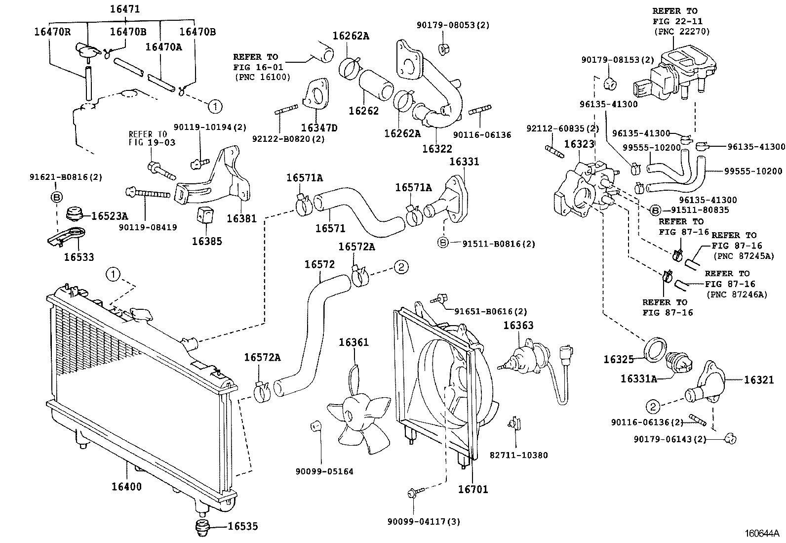 16572-11240 HOSE, RADIATOR, OUTLET product image