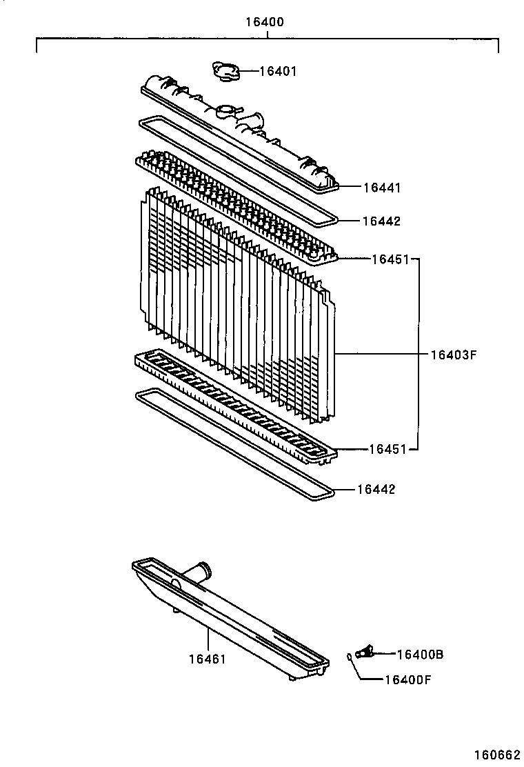 16400-02240 RADIATOR ASSY product image