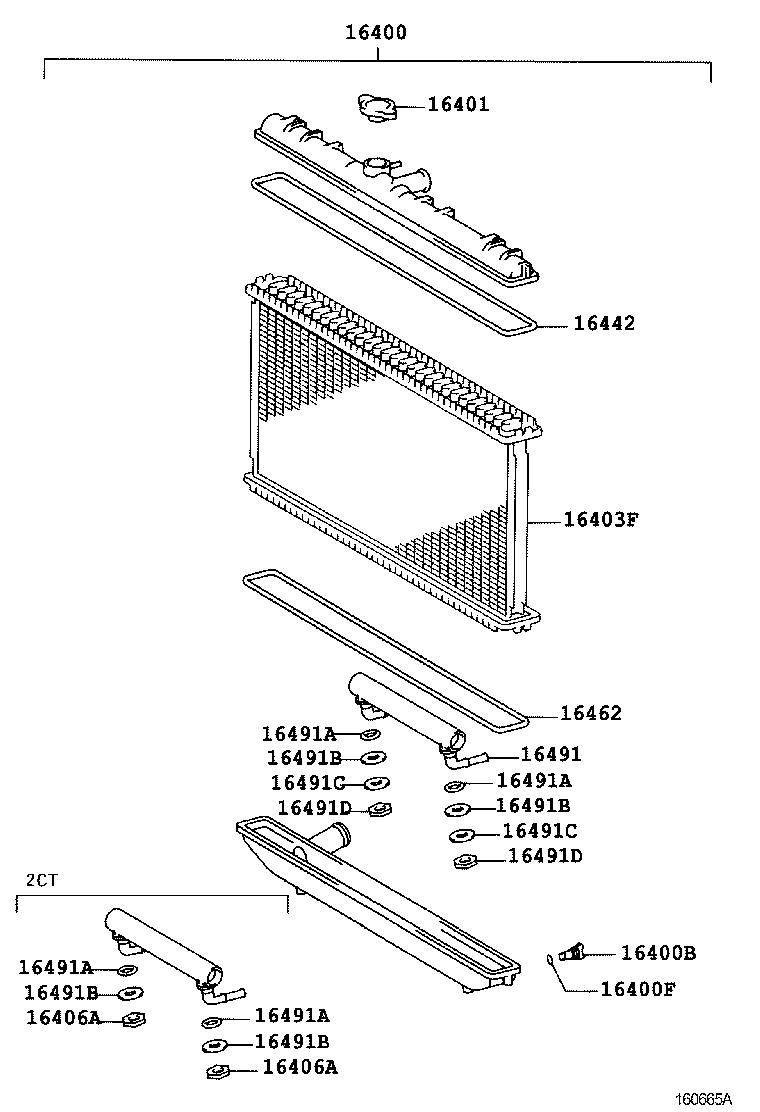 16572-11240 HOSE, RADIATOR, OUTLET product image