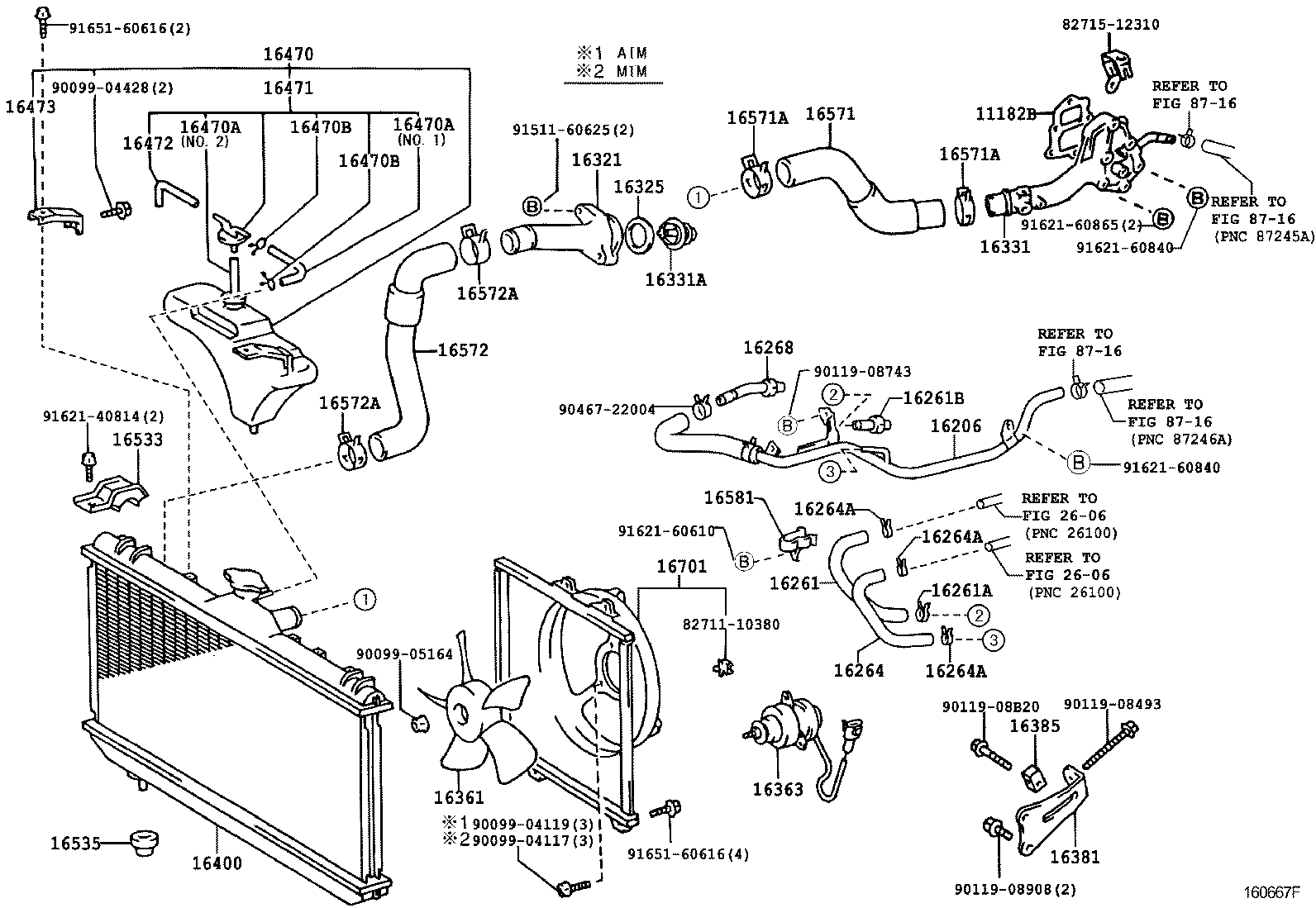 16400-15670 RADIATOR ASSY product image