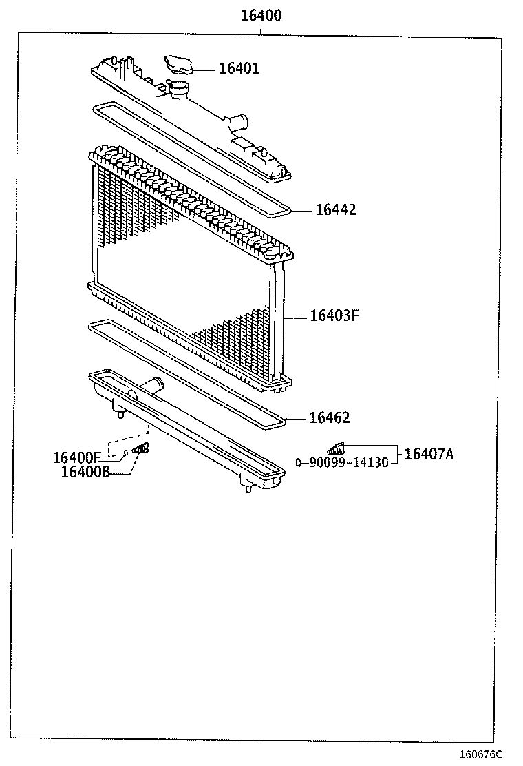 16400-7A450 RADIATOR ASSY product image