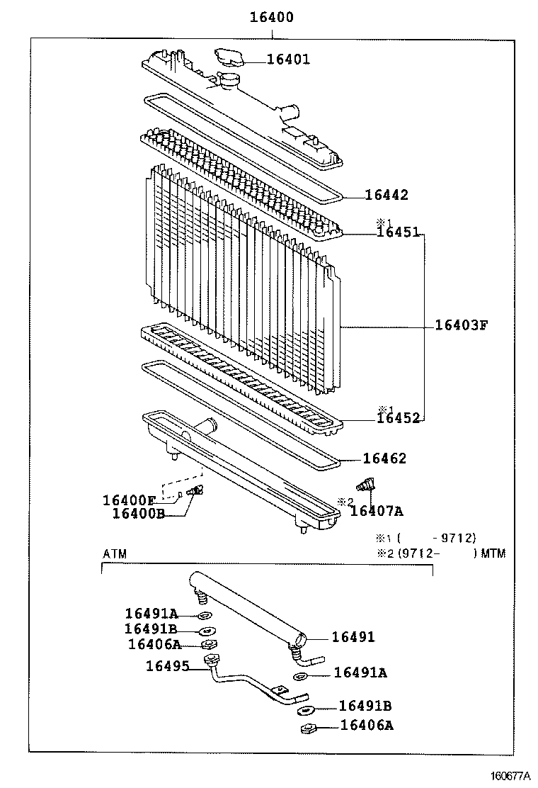 16261-74130 HOSE, WATER BY-PASS product image