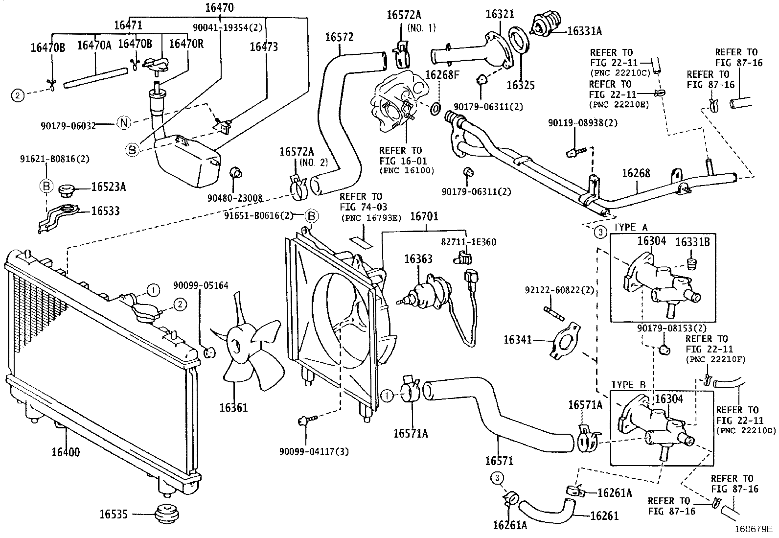 16571-28150 HOSE, RADIATOR, INLET product image