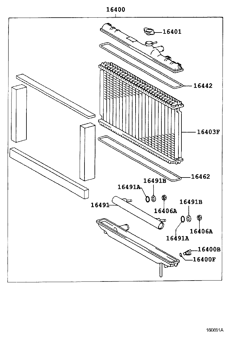 16403-46530 CORE SUB-ASSY, RADIATOR product image