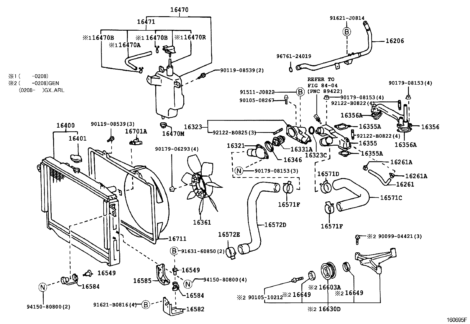 16361-66030 FAN product image