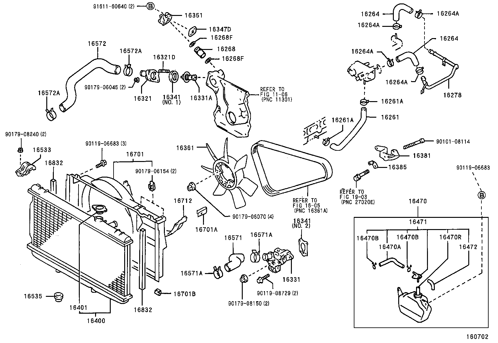 16400-46411 RADIATOR ASSY product image