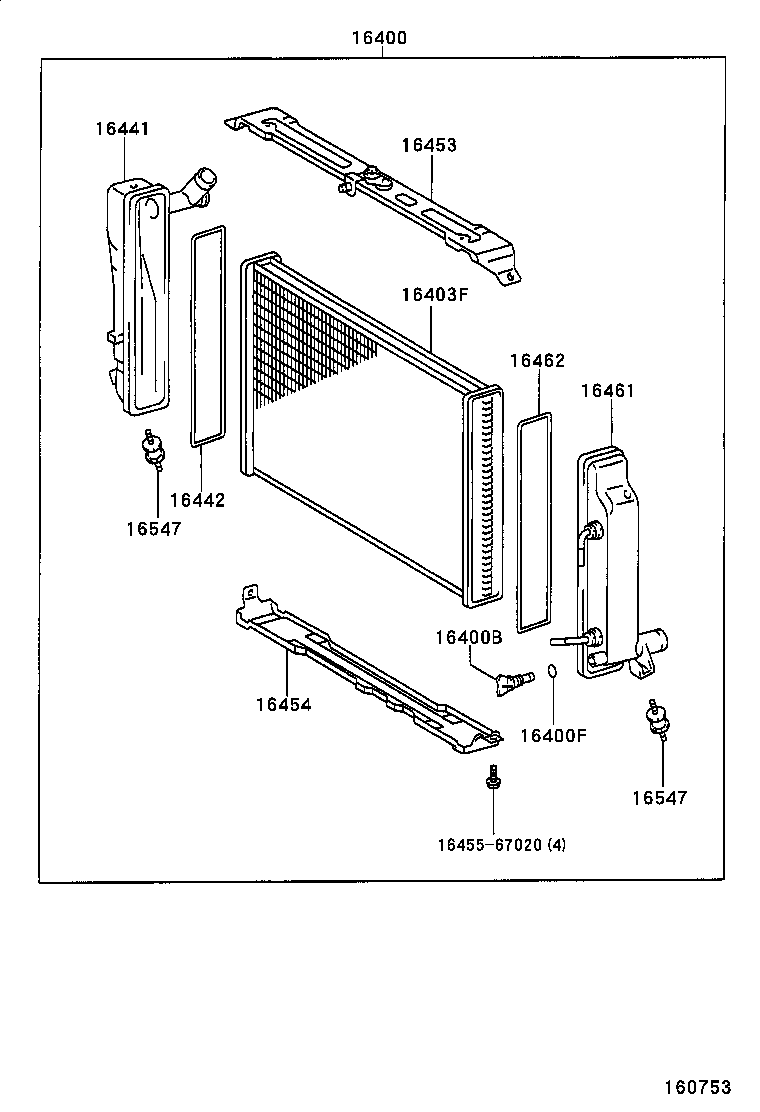 16381-54090 BAR, FAN BELT ADJUSTING product image
