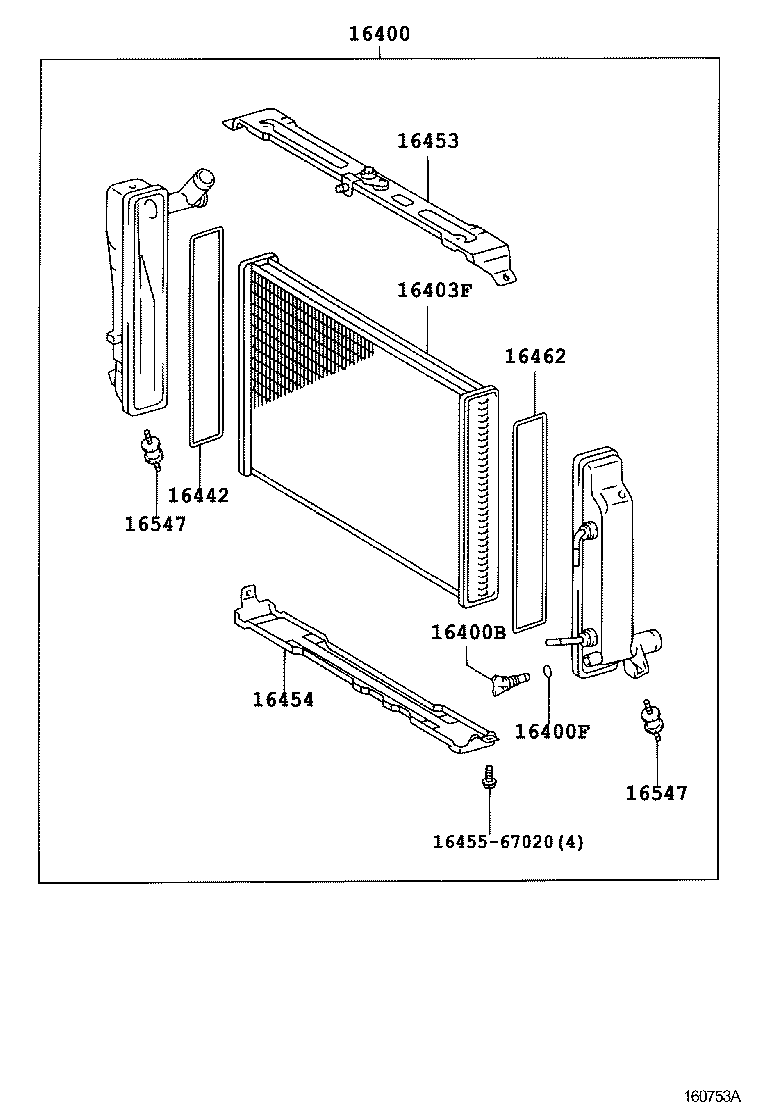 16381-75020 BAR, FAN BELT ADJUSTING product image