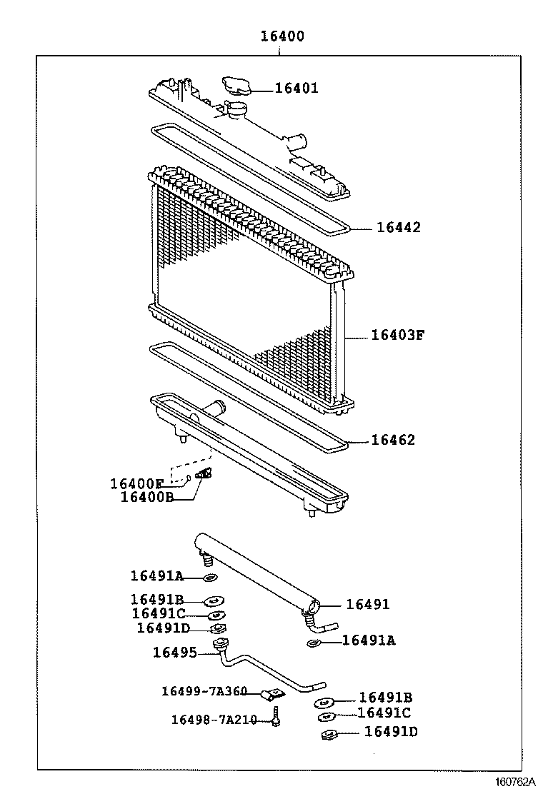 16400-7A450 RADIATOR ASSY product image