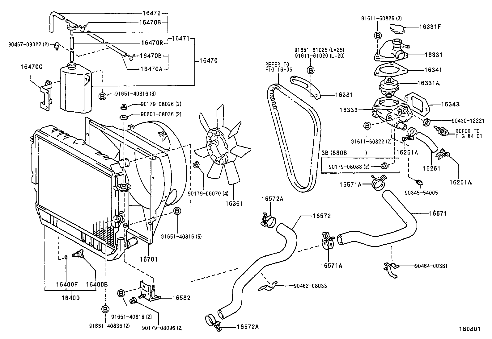 16400-58310 RADIATOR ASSY product image