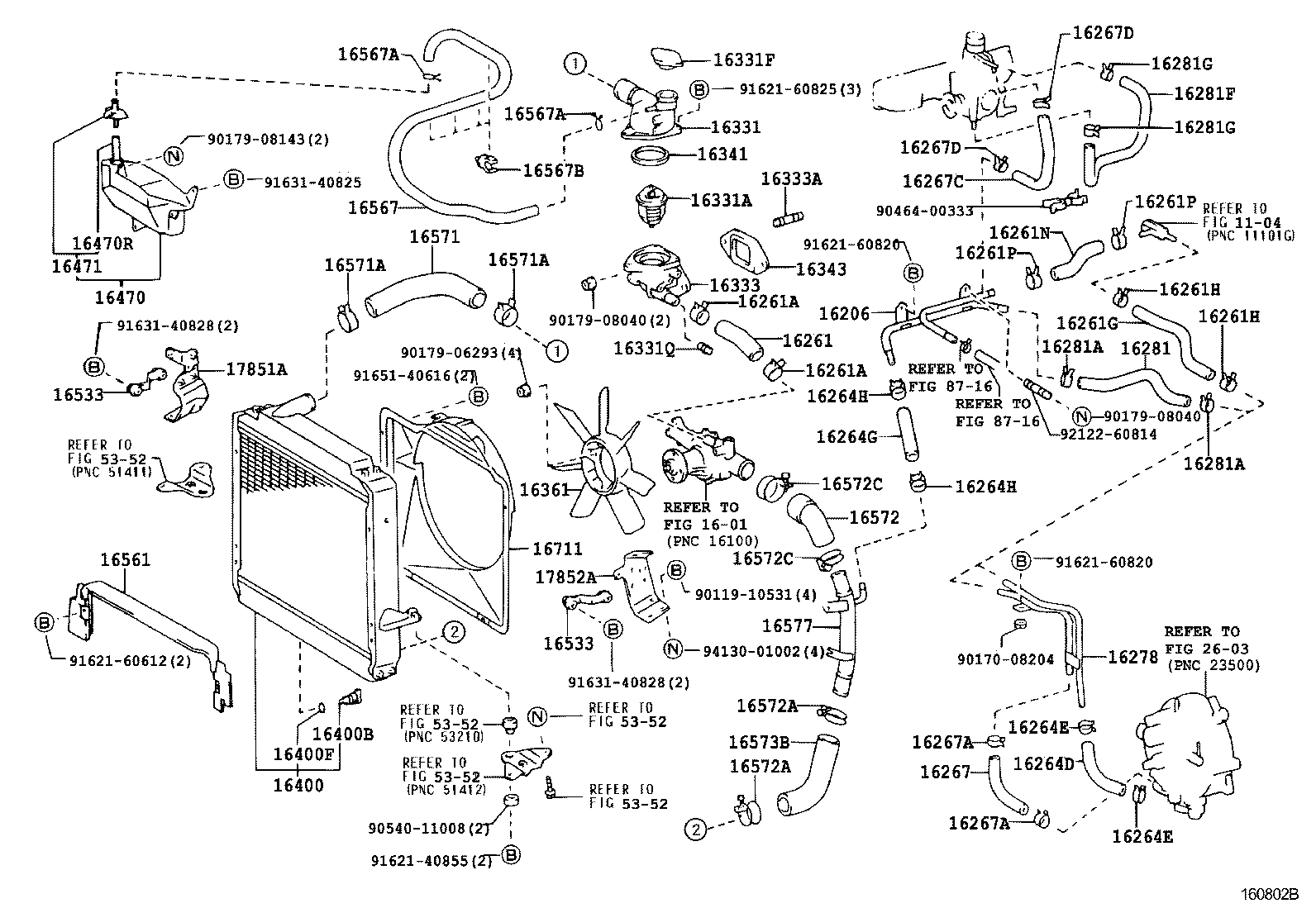 16381-89103 BAR, FAN BELT ADJUSTING product image