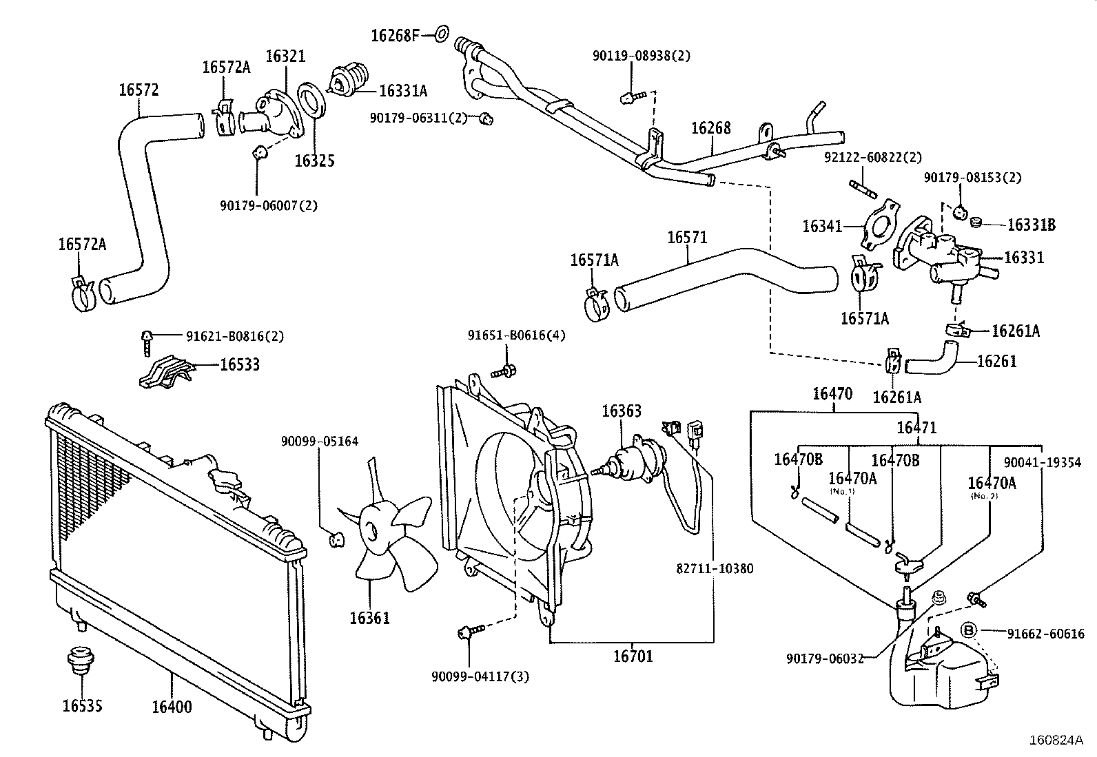 16400-7A090 RADIATOR ASSY product image