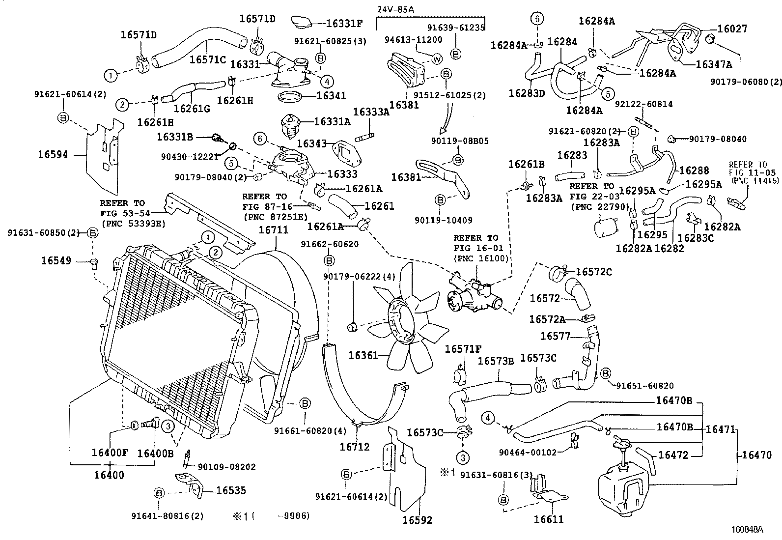 16400-58670 RADIATOR ASSY product image