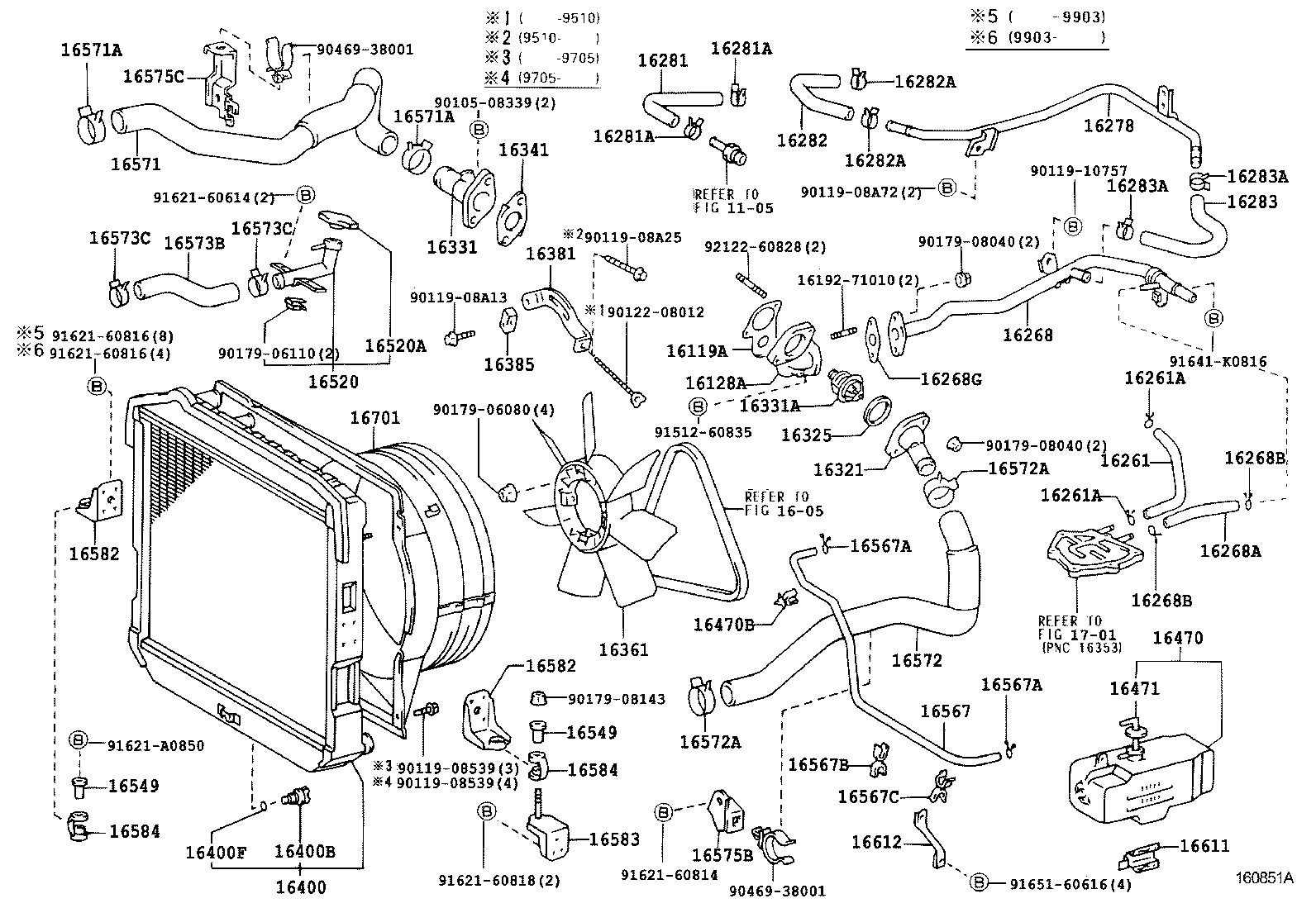 16381-58090 BAR, FAN BELT ADJUSTING product image