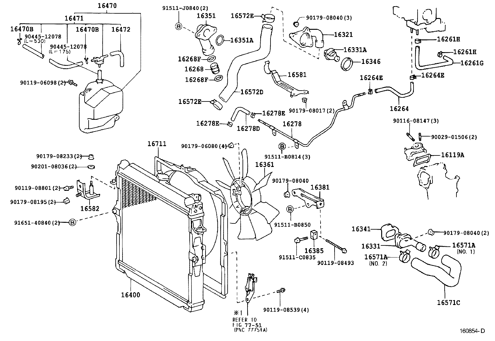 Thumbnail 2 for 16261-61020