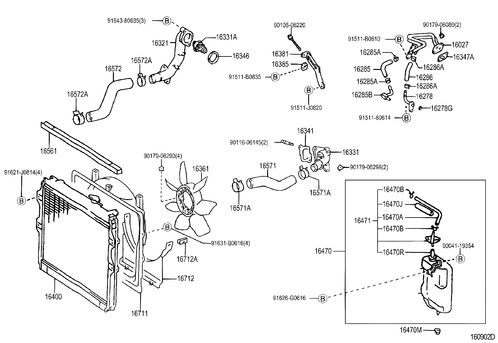 16361-0L010 FAN product image