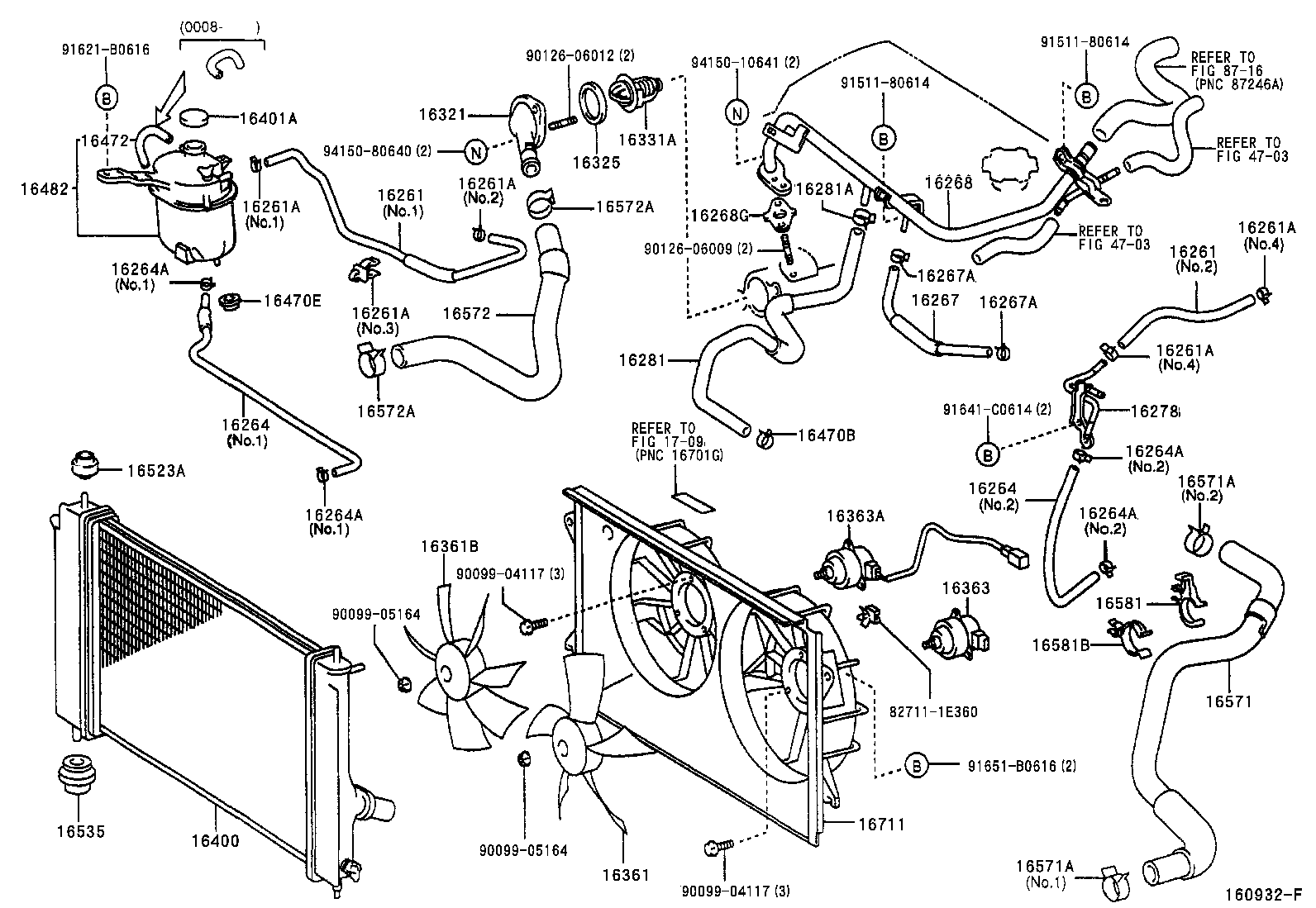 Toyota 90467-17011 CLAMP OR CLIP(FOR RADIATOR RESERVE TANK HOSE)