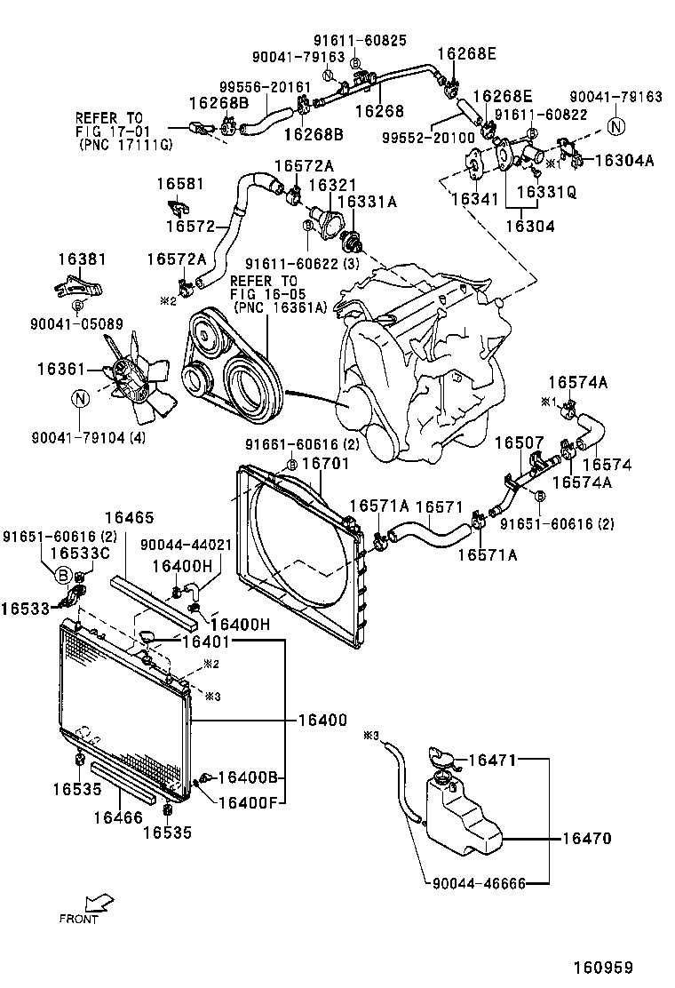 16381-87117 BAR, FAN BELT ADJUSTING product image