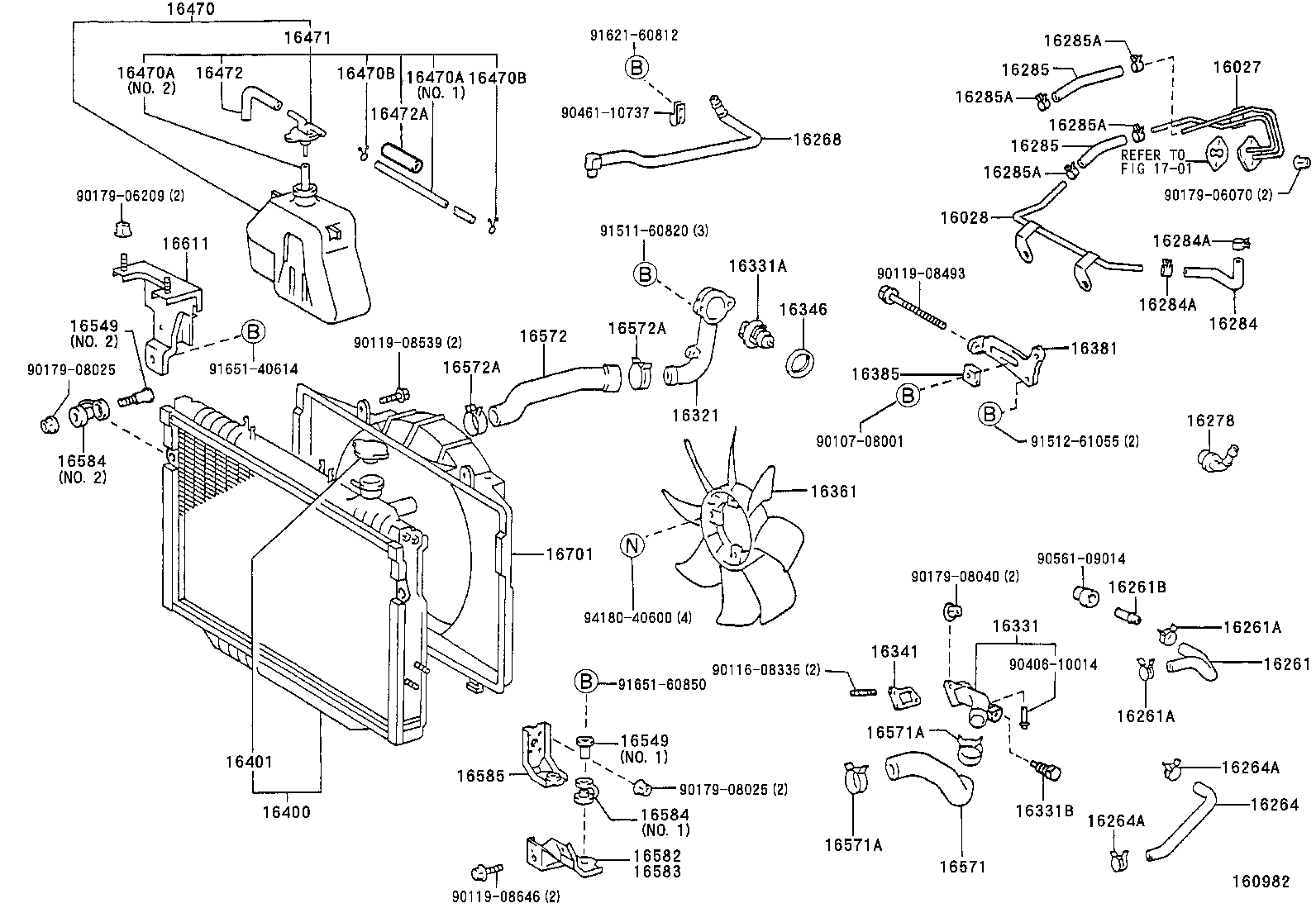 16381-66040 BAR, FAN BELT ADJUSTING product image