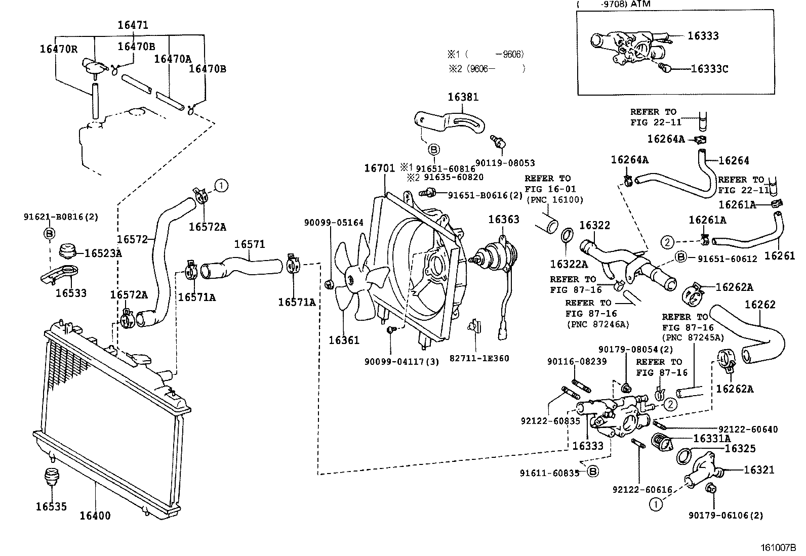 16572-11240 HOSE, RADIATOR, OUTLET product image