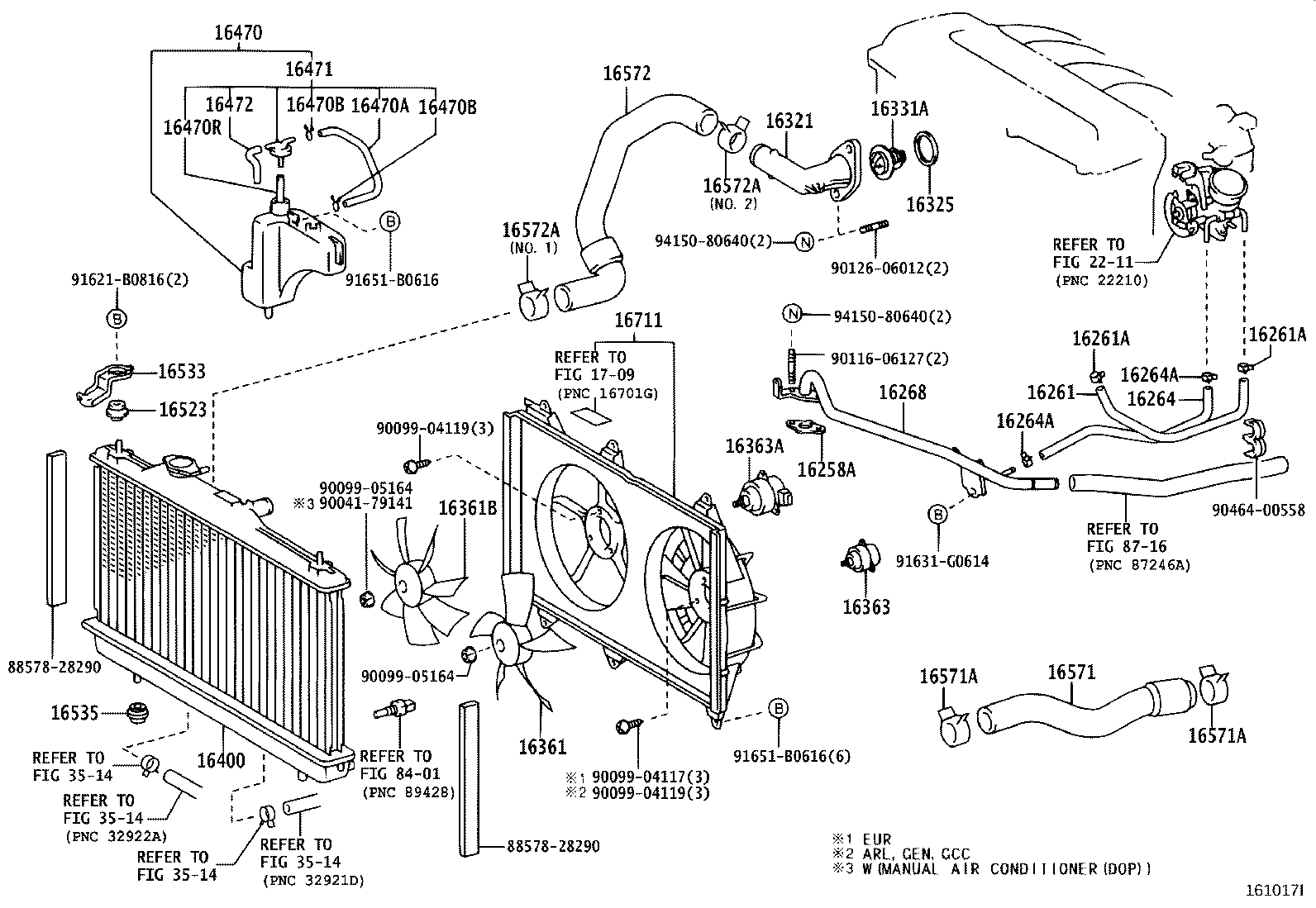 16264-27030 HOSE, WATER BY-PASS, NO.2 product image