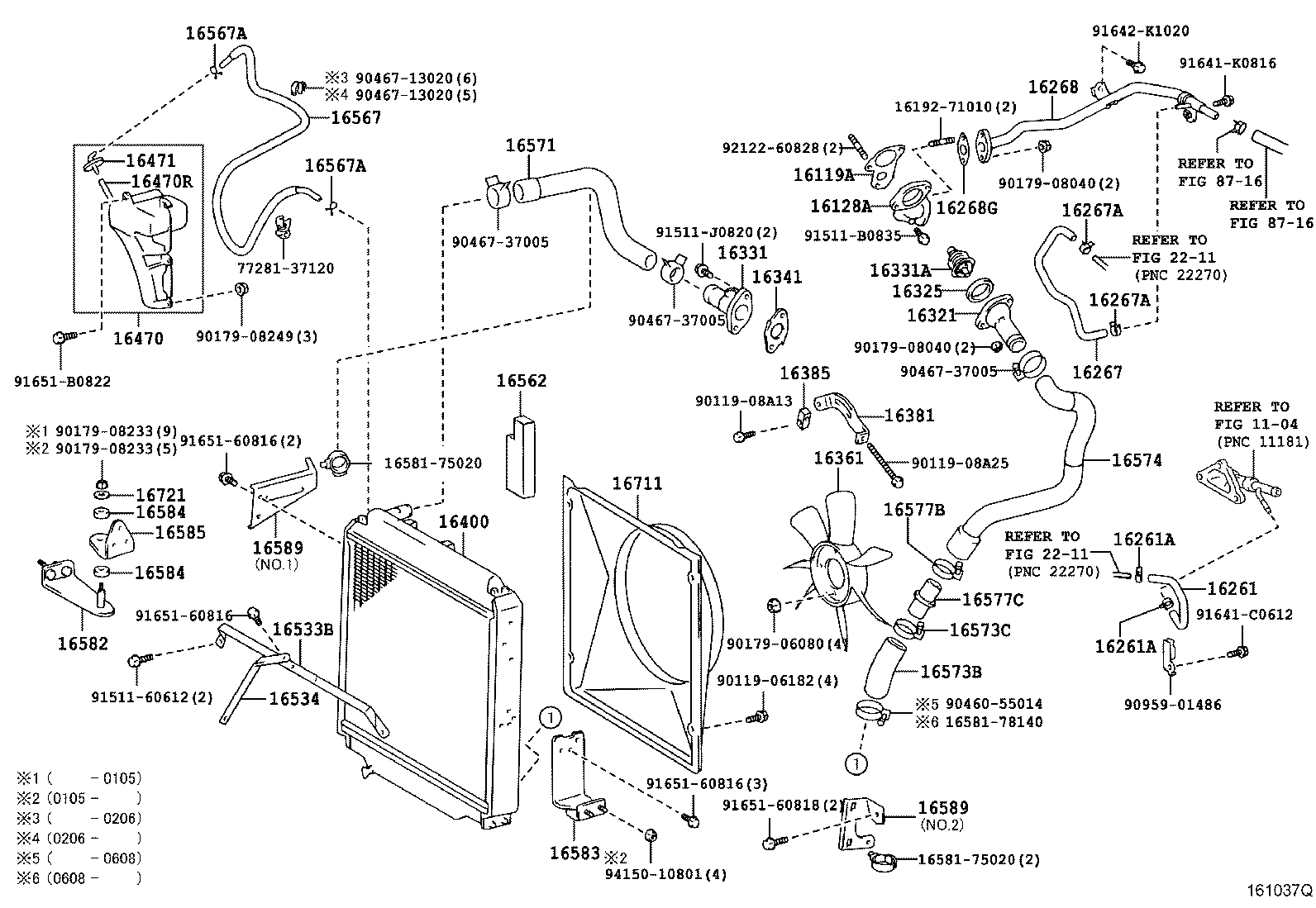 16572-78050 HOSE, RADIATOR, OUTLET product image