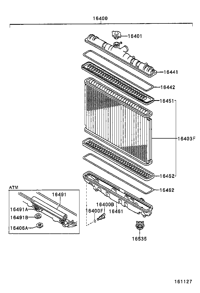 16381-64080 BAR, FAN BELT ADJUSTING product image