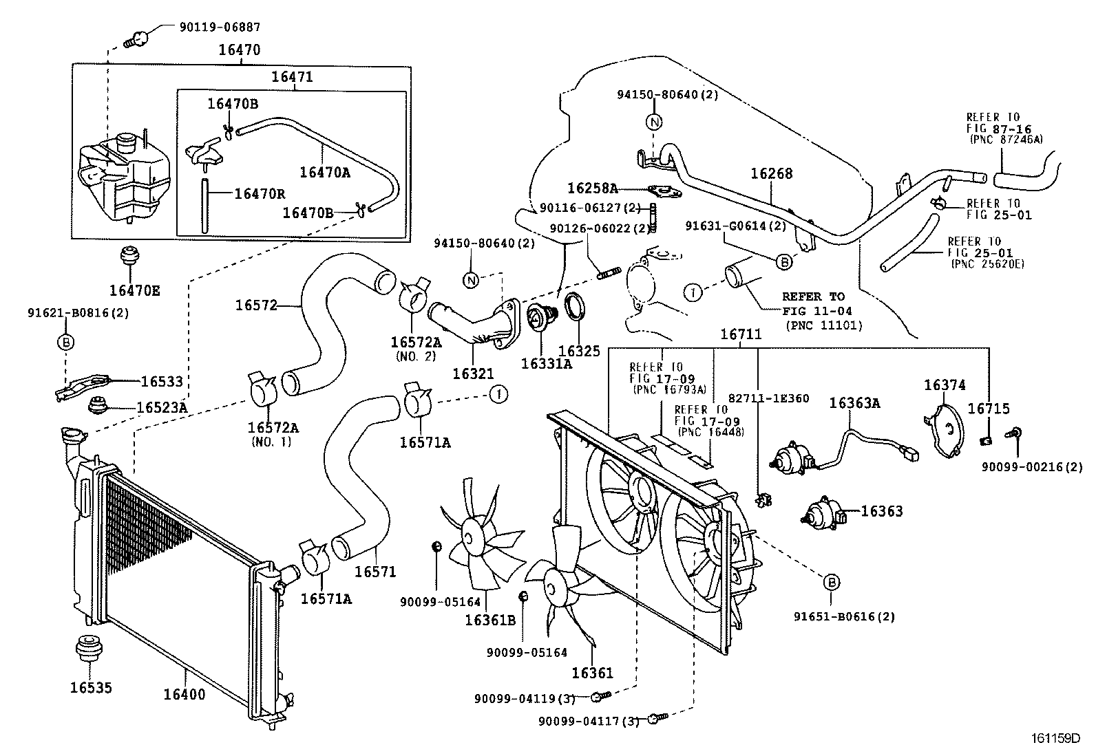 16571-22090 HOSE, RADIATOR, INLET product image
