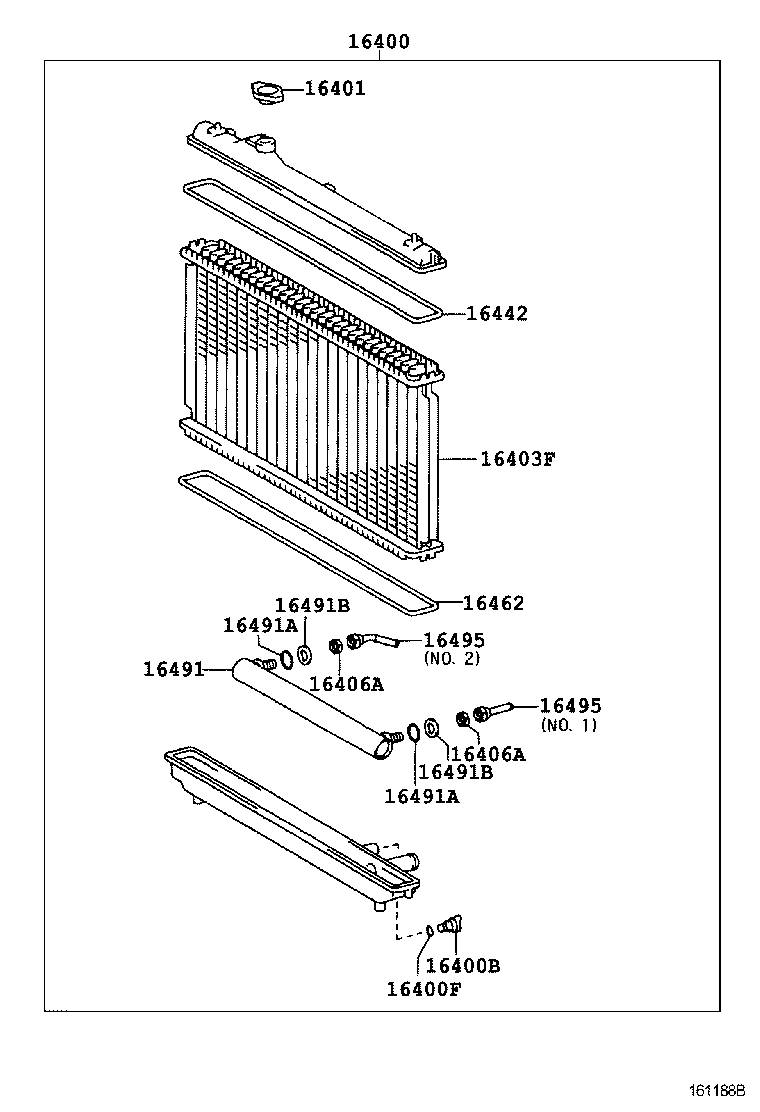 16322-20030 PIPE, WATER INLET product image