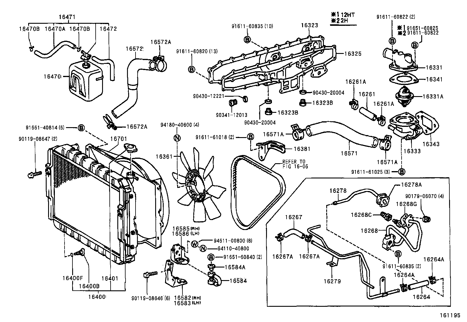 16400-68160 RADIATOR ASSY product image