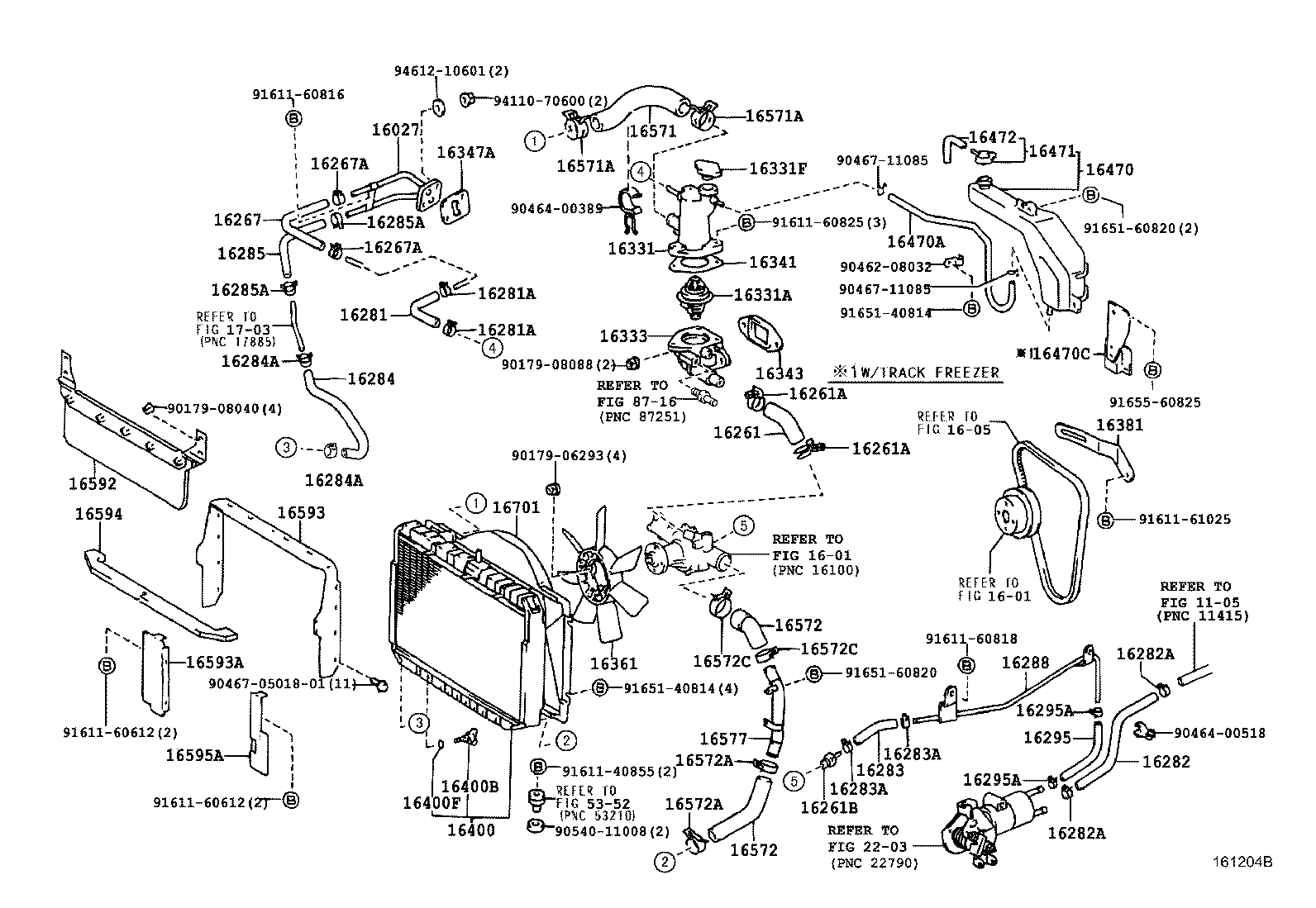 16381-58070 BAR, FAN BELT ADJUSTING product image