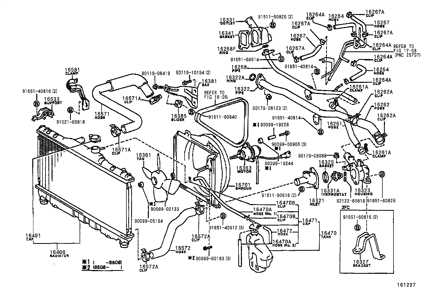16400-64170 RADIATOR ASSY product image