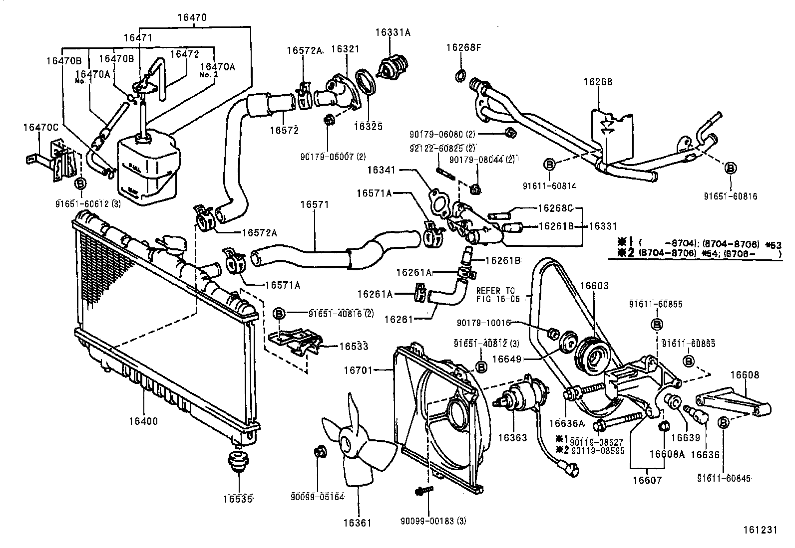 16400-64170 RADIATOR ASSY product image