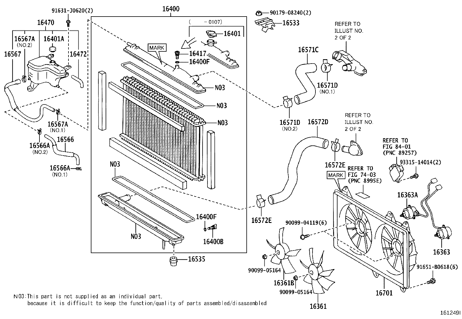 16361-50070 FAN product image