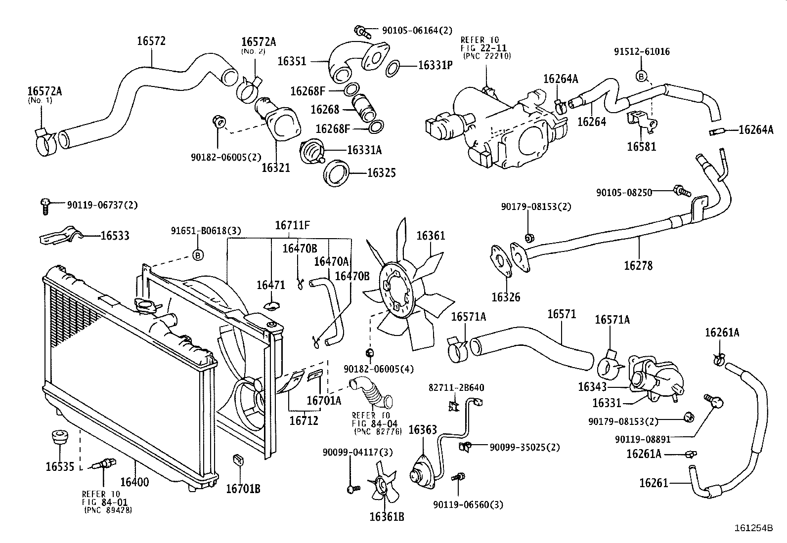 16363-46100 MOTOR, COOLING FAN product image