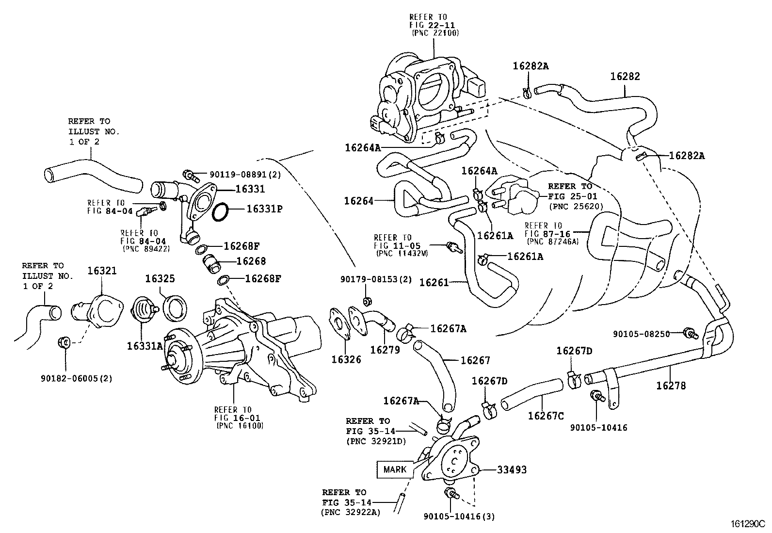 16363-46110 MOTOR, COOLING FAN product image