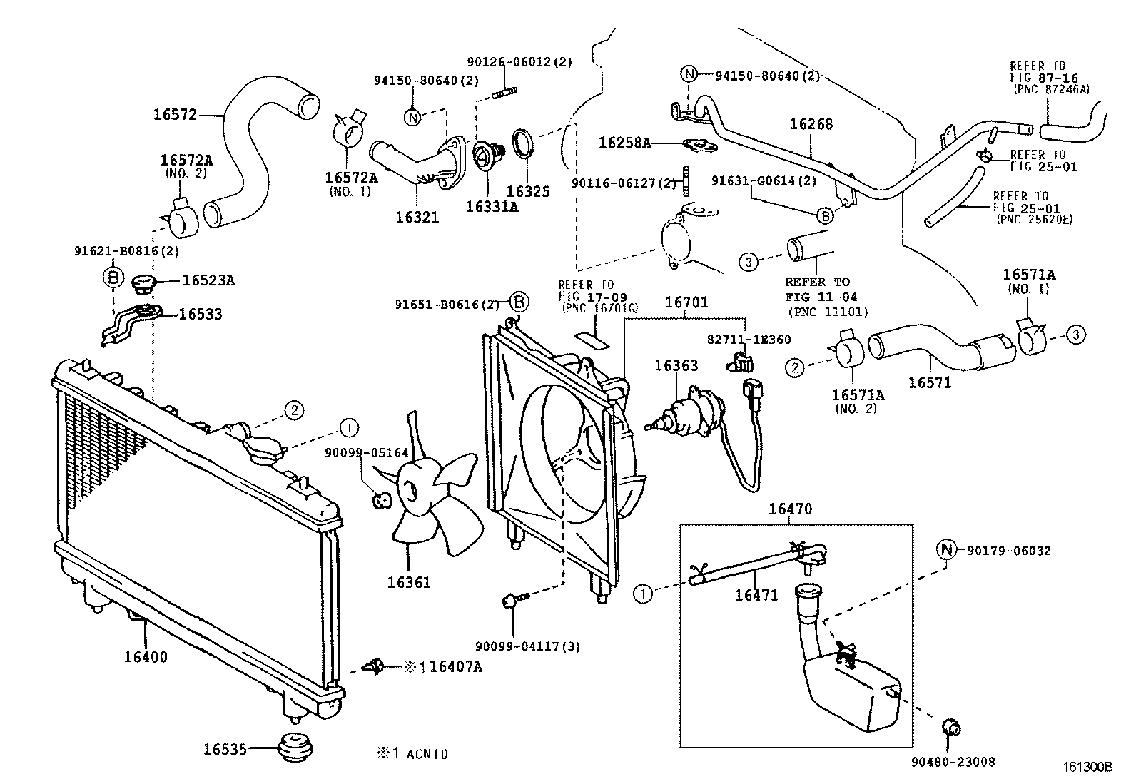 16572-74350 HOSE, RADIATOR, OUTLET product image