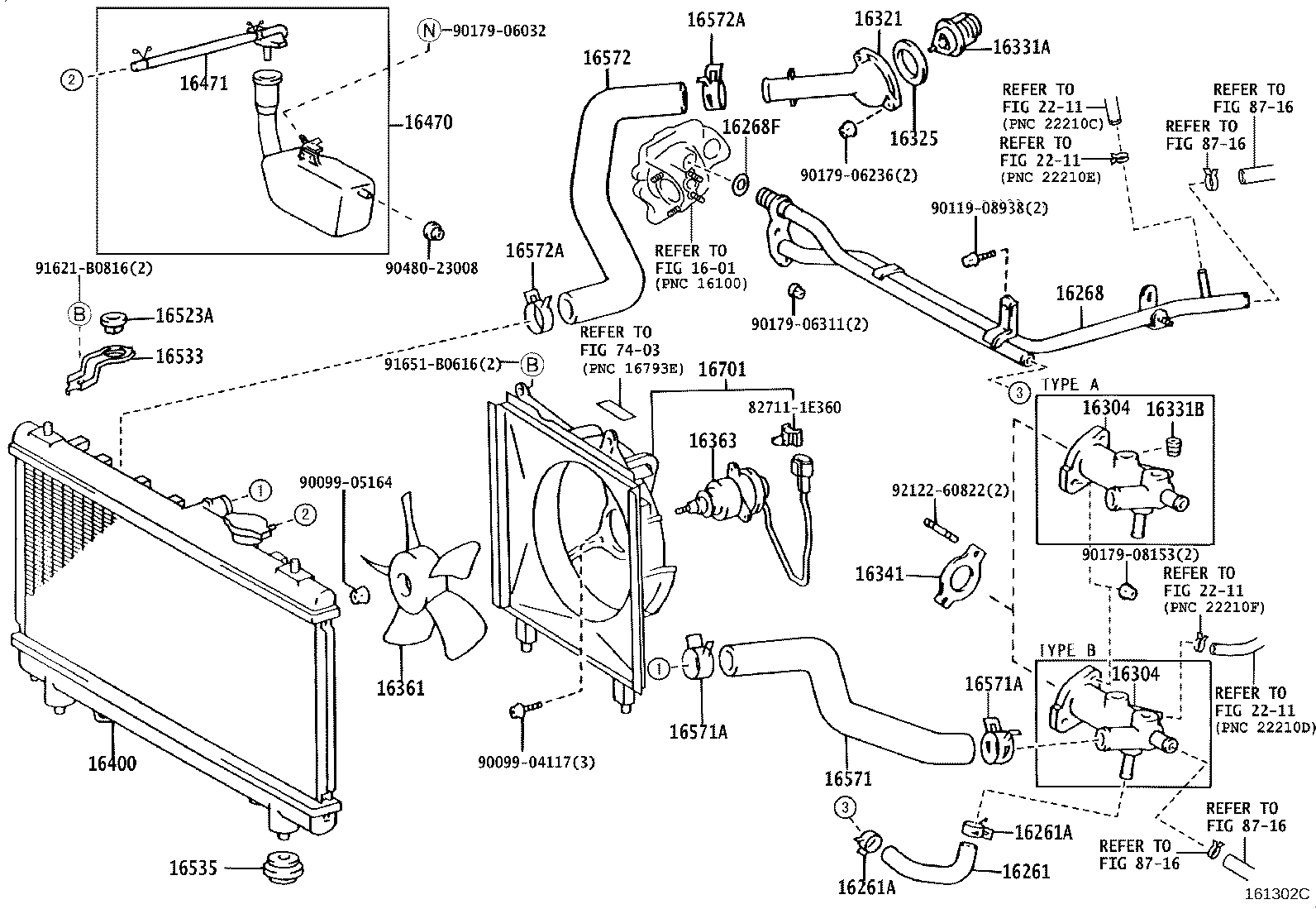 16571-28150 HOSE, RADIATOR, INLET product image