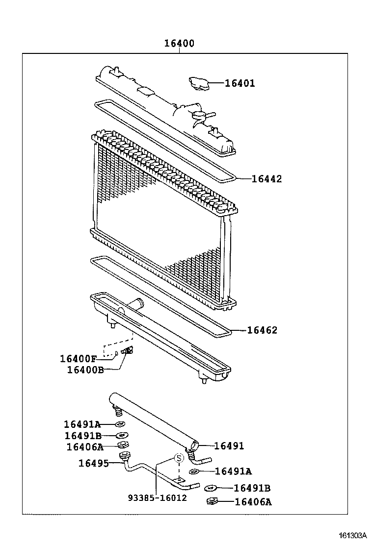 16571-28150 HOSE, RADIATOR, INLET product image