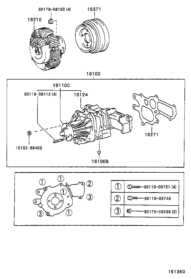 16210-67050 COUPLING ASSY, FLUID product image