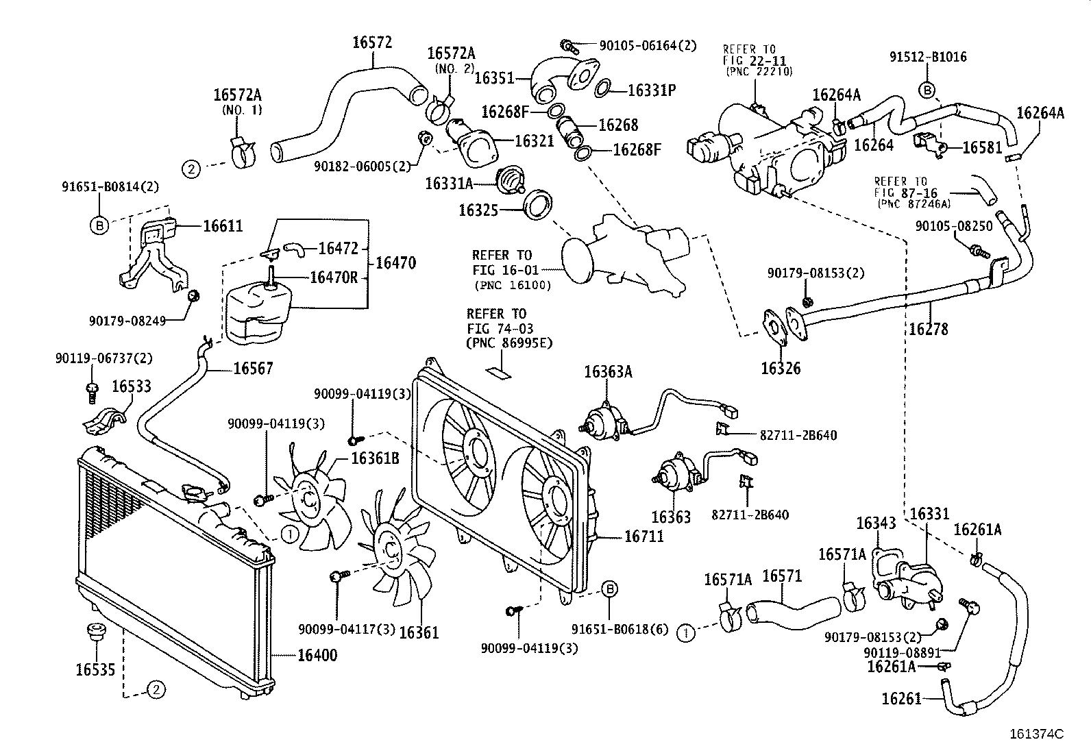 16381-70070 BAR, FAN BELT ADJUSTING product image