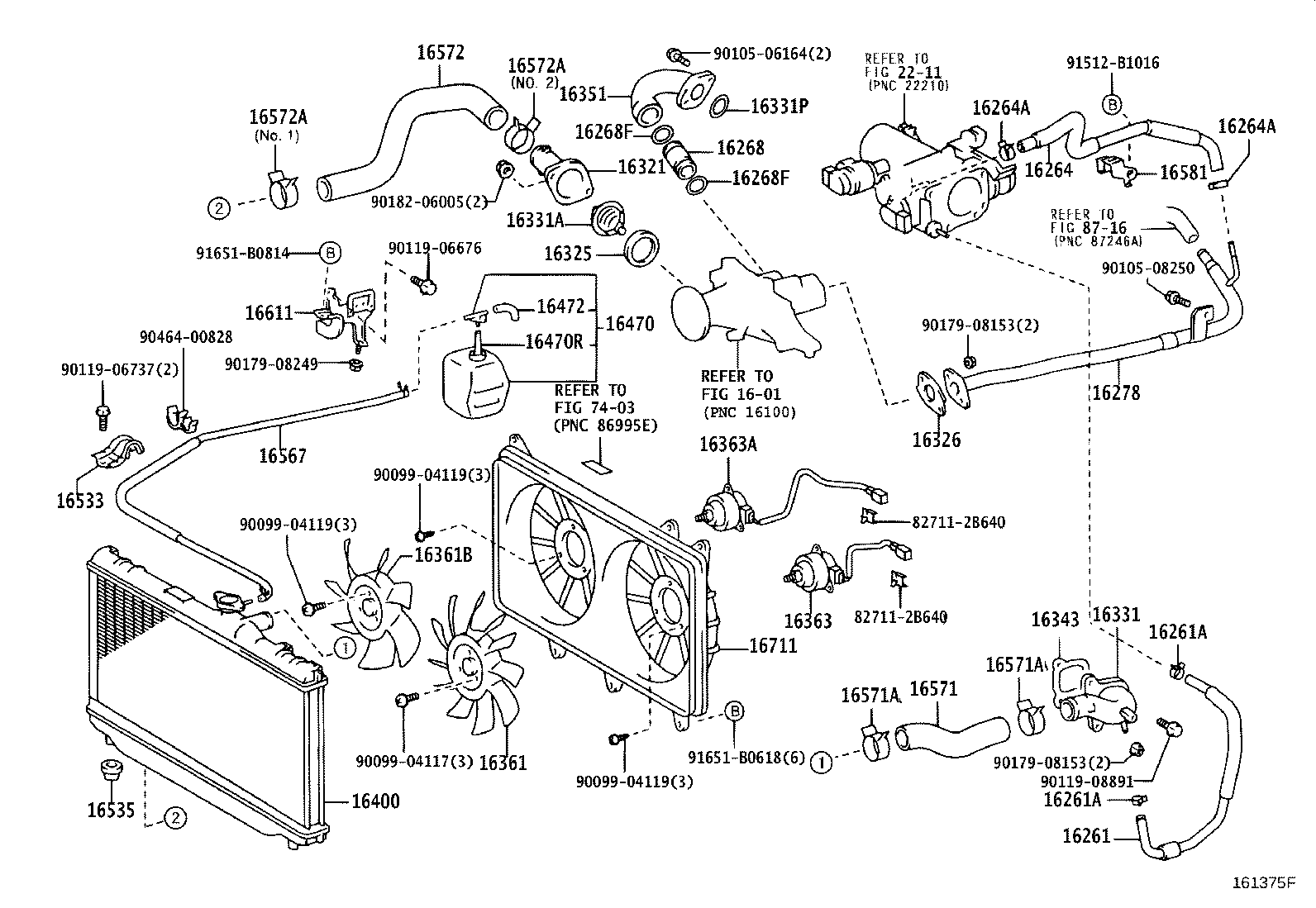 16381-70070 BAR, FAN BELT ADJUSTING product image